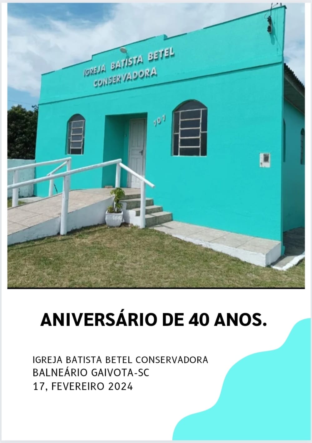 Aniversário da Igreja – Balneário Gaivota /SC