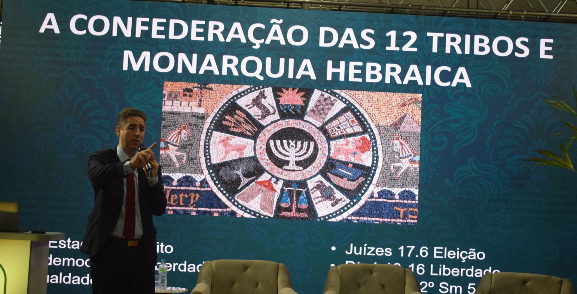 Simpósio Teológico do STBG: Thiago Vieira aborda sobre a Monarquia Hebraica
